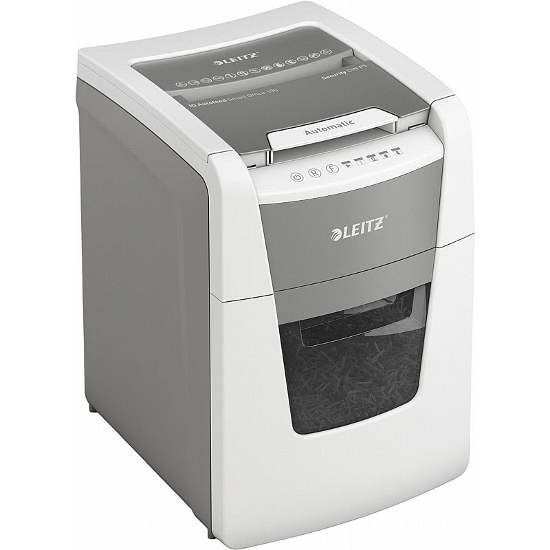 Leitz IQ-P5 Small Office Autofeed Micro Paper Shredder - Office Furniture