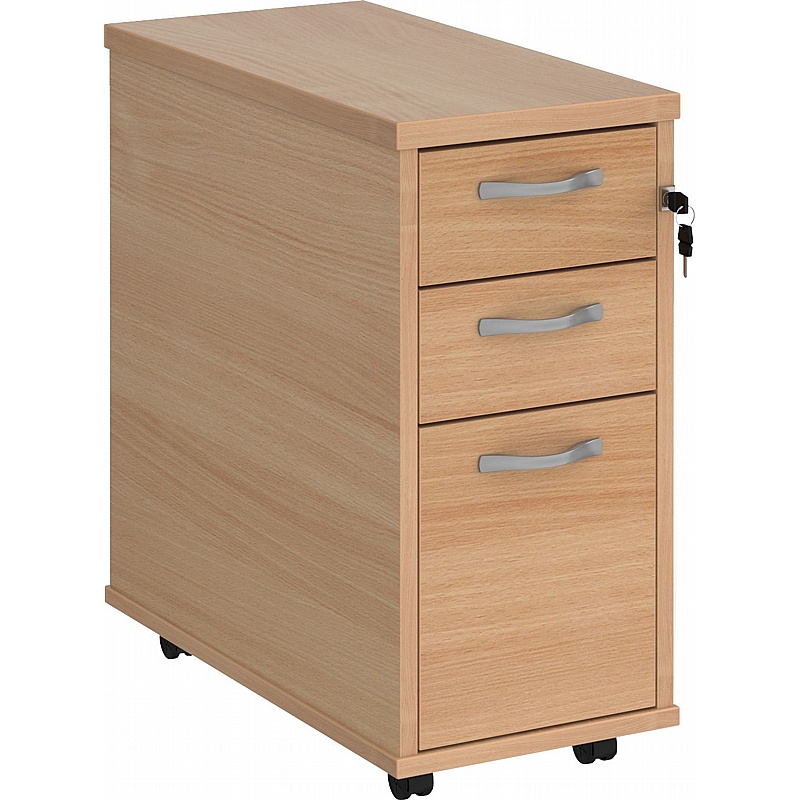 Contract Plus Tall Narrow Under Desk Mobile Pedestals - Office Furniture