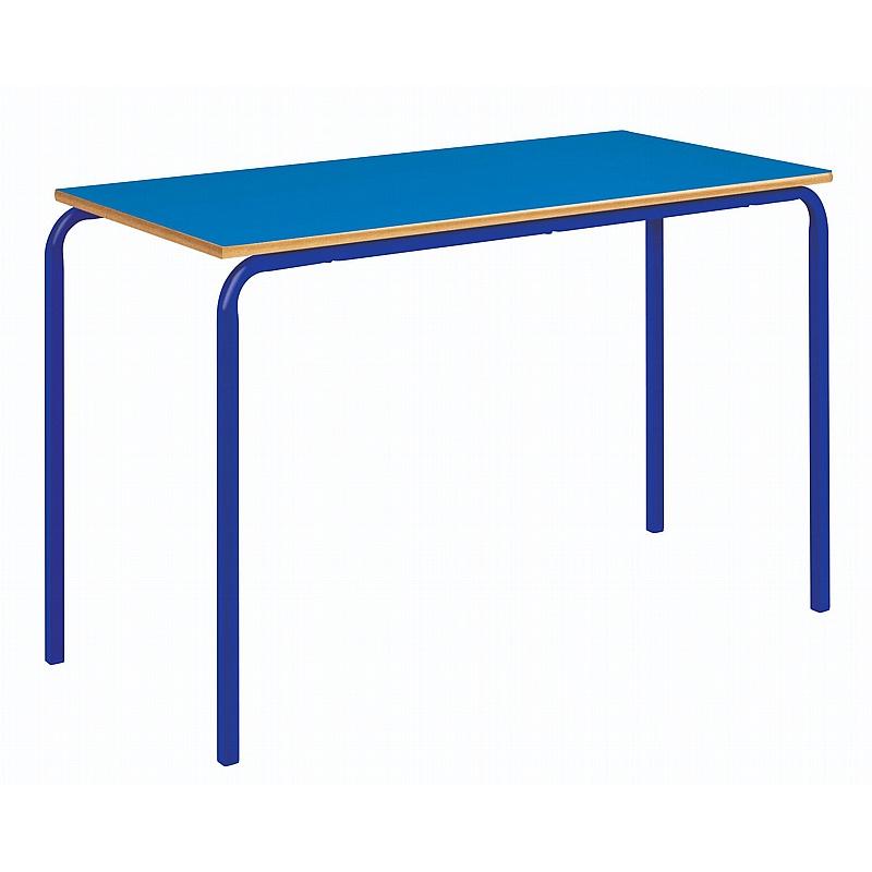 Alumni Bright Crush Bent Rectangular School Tables - Education