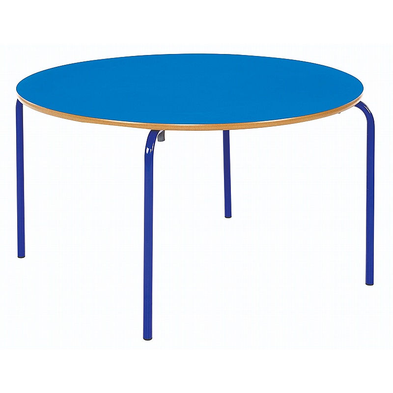 Alumni Bright Crush Bent Circular Nursery Tables - Education