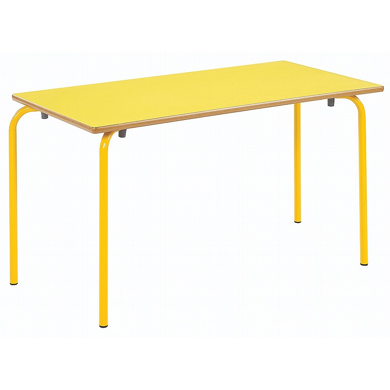 Alumni Bright Crush Bent Rectangular Nursery Tables - Education