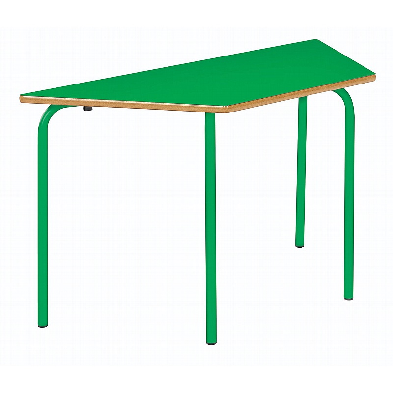 Alumni Bright Crush Bent Trapezoidal Nursery Tables - Education