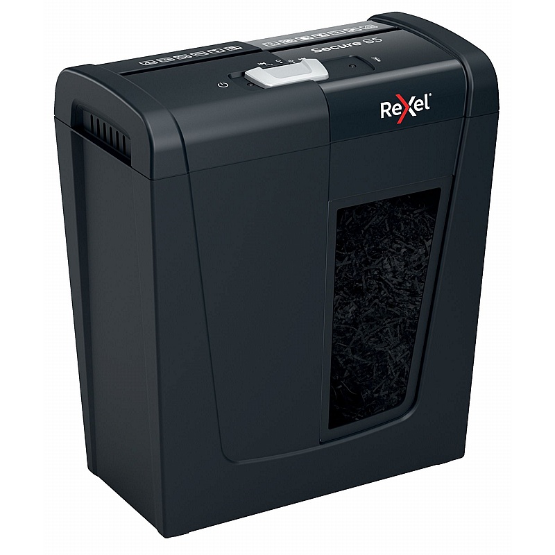 Rexel Secure S5 Strip Cut Paper Shredder - Office Furniture