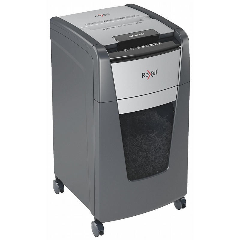 Rexel Optimum 225M Autofeed Plus Automatic Micro Cut Paper Shredder - Office Furniture