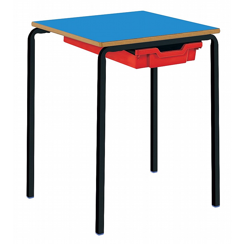 Alumni Crush Bent Square School Tables with Tray - Education