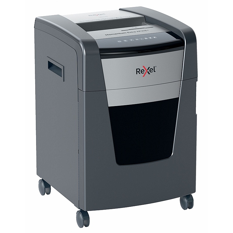 Rexel Momentum Extra XP418 Plus Anti Jam Cross Cut Paper Shredder - Office Furniture