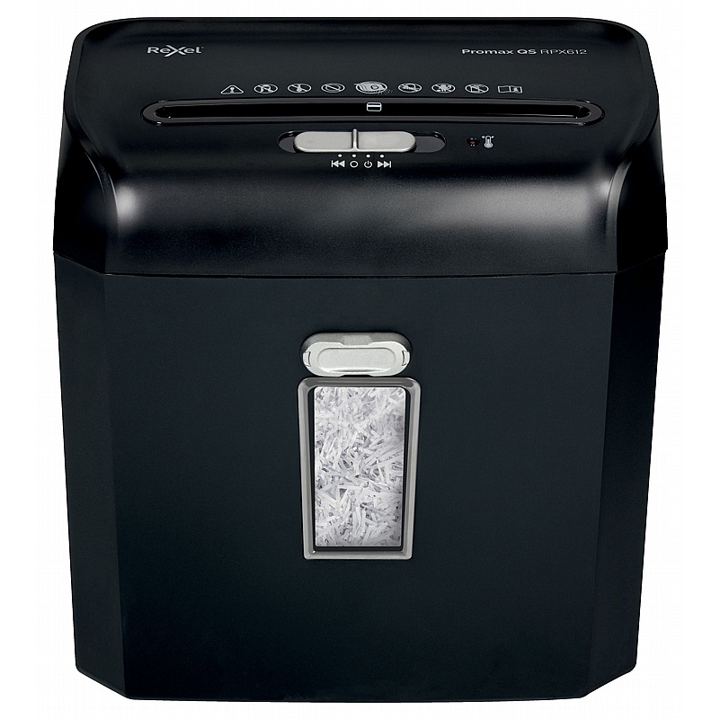 Rexel ProMax QS RPX612 Cross Cut Paper Shredder - Office Furniture