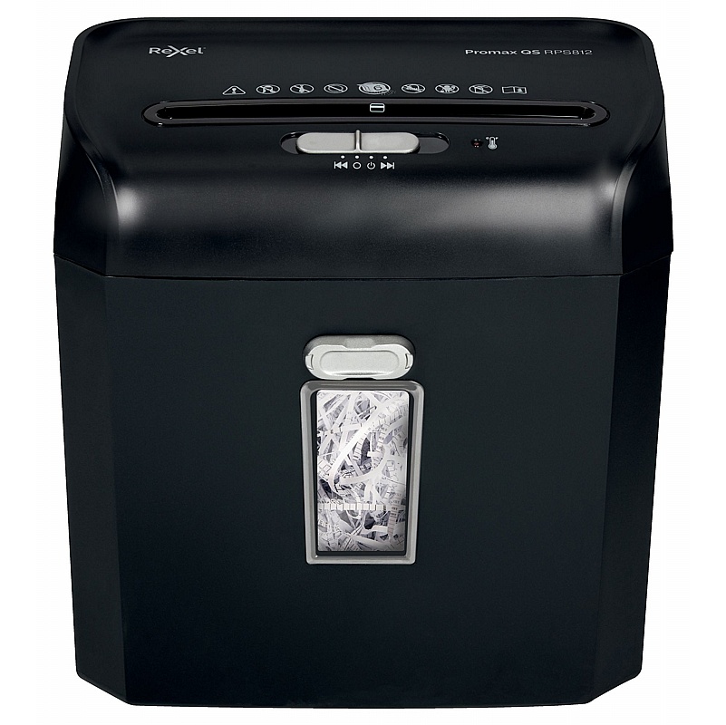 Rexel ProMax QS RPS812 Strip Cut Paper Shredder - Office Furniture