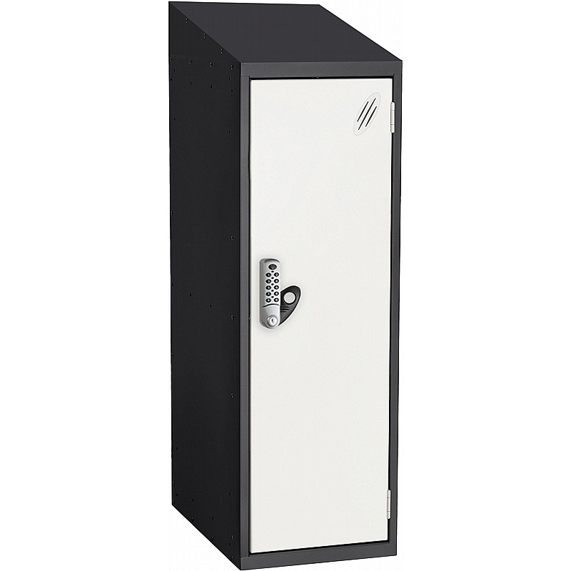 Stellar Probe Antibacterial Sloping Top Half Height Lockers with Digital Combination Lock - Lockers & Cloakroom