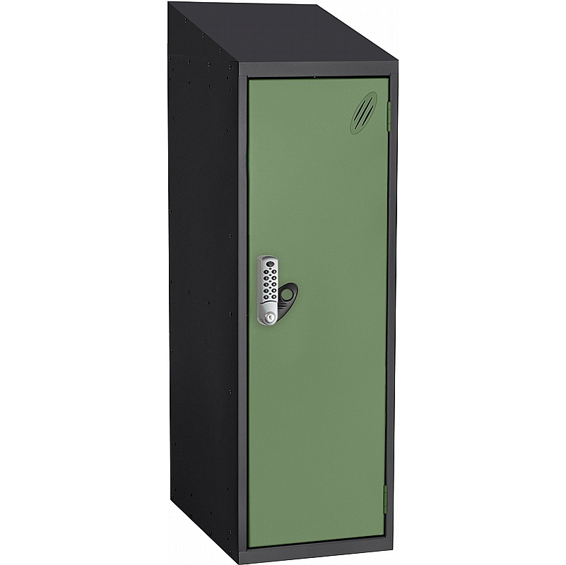 Stellar Probe Equinox Antibacterial Sloping Top Half Height Lockers with Digital Combination Lock - Lockers & Cloakroom