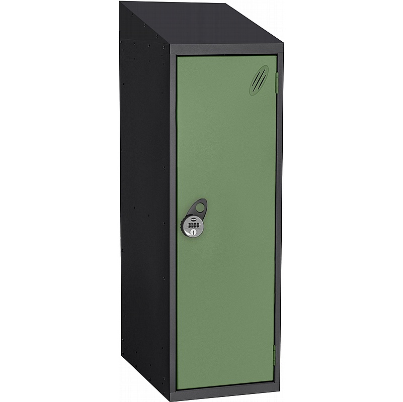 Stellar Probe Equinox Antibacterial Sloping Top Half Height Lockers with Manual Combination Lock - Lockers & Cloakroom