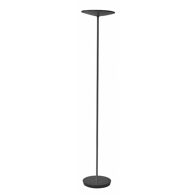 Malto Black LED Slim Floor Lamp - Office Furniture