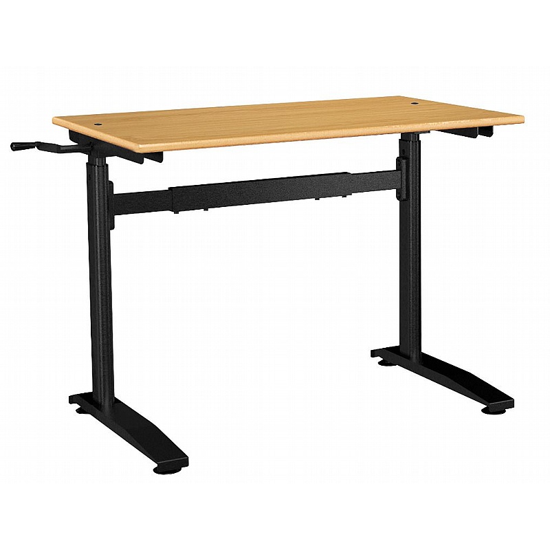 Axis Noir Crank Height Adjustable School Desks - Education