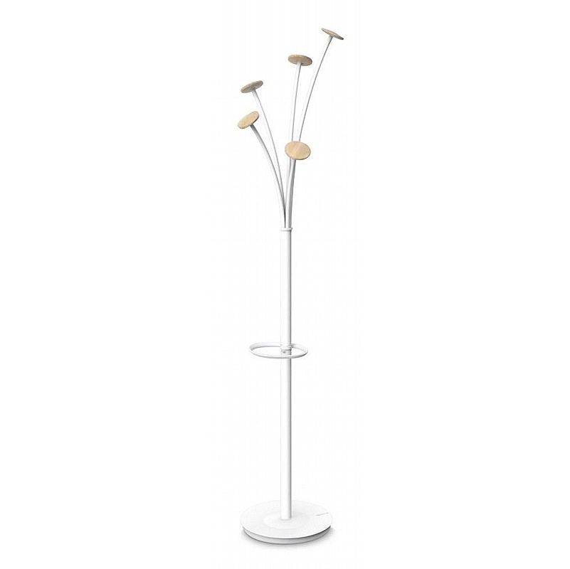 Festival Woody White Office Coat Stands - Office Furniture