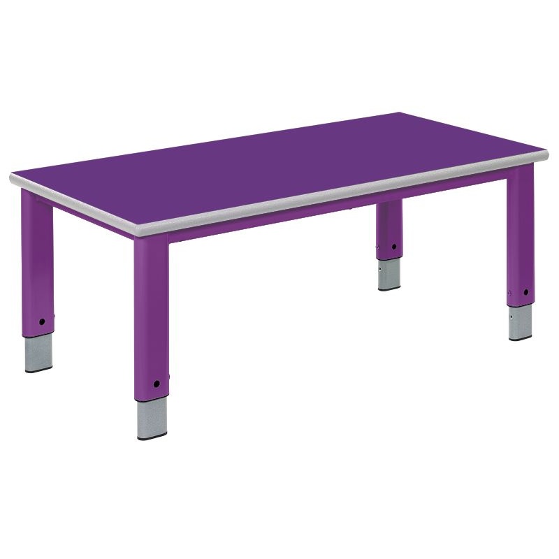 Start Right Bright Height Adjustable Rectangular School Tables - Education