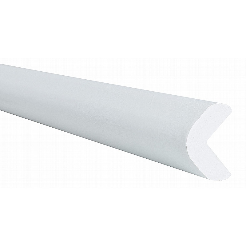 Traffic-Line White Right Angle Edge Impact Protection Barriers - Premises