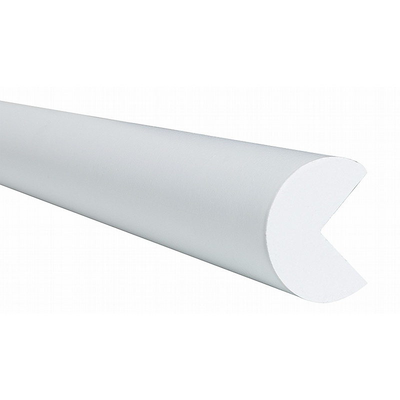 Traffic-Line White Semi-Circular Edge Impact Protection Barrier - Premises