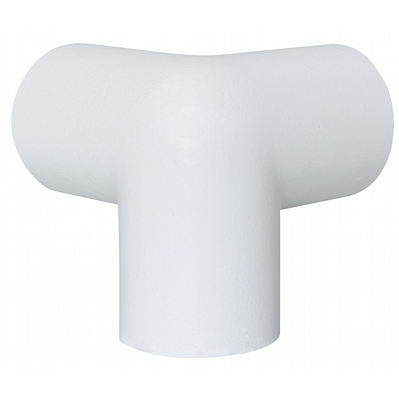 Traffic-Line White Trapeze External Tri-Corner Impact Protection Barrier - Premises