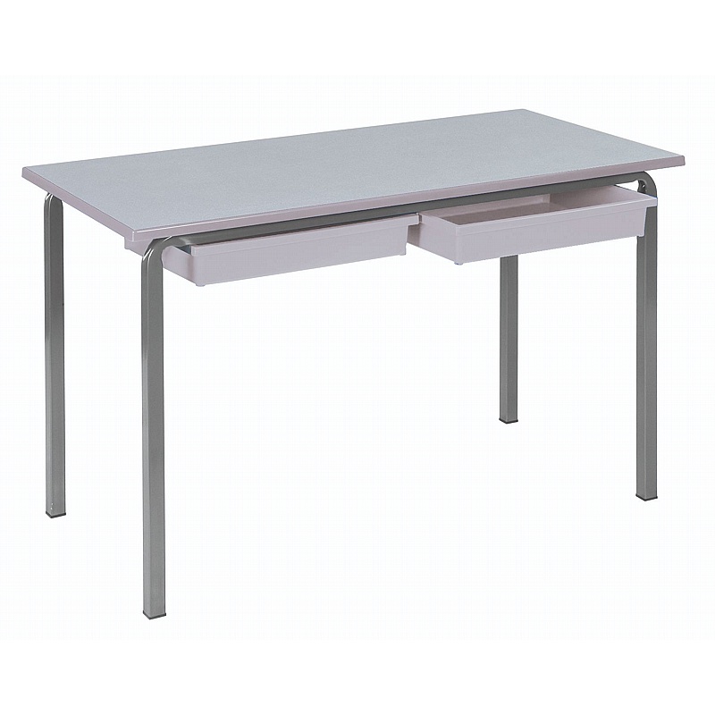 Reliance Crush Bent Rectangular School Tables with Trays - Education