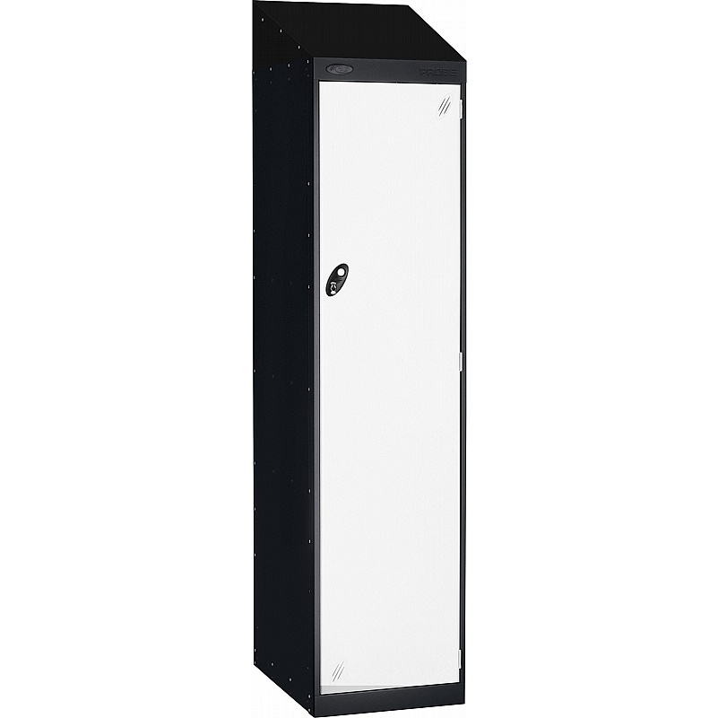 Stellar Probe Antibacterial Sloping Top Police Lockers with Hasp and Staple Lock - Lockers & Cloakroom