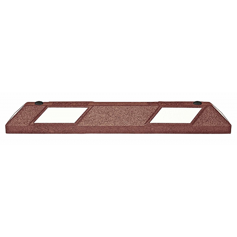 Park-AID Brick Red Wheel Stops - Premises