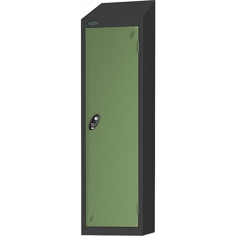 Stellar Probe Equinox Antibacterial Sloping Top Golf Lockers with Hasp and Staple Lock - Lockers & Cloakroom