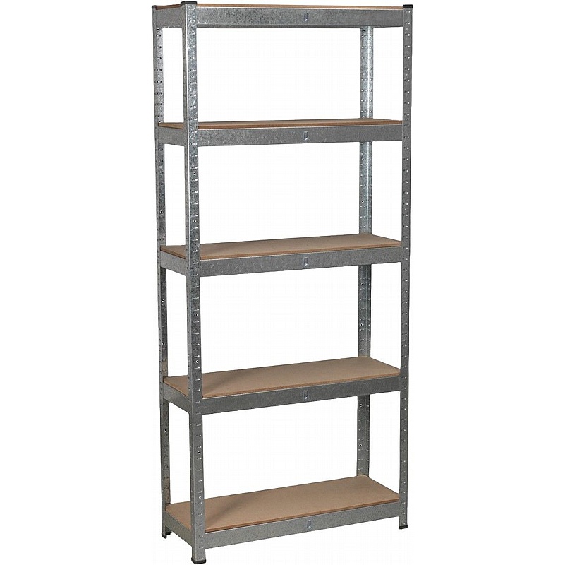 RackIt 150kg Galvanised Steel Boltless 5 Tier Racking - Storage Solutions