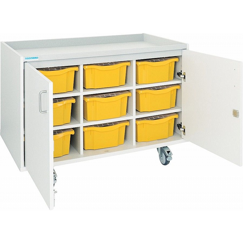 Premium 9 Tray STEM Charging and Storage Trolley - Education
