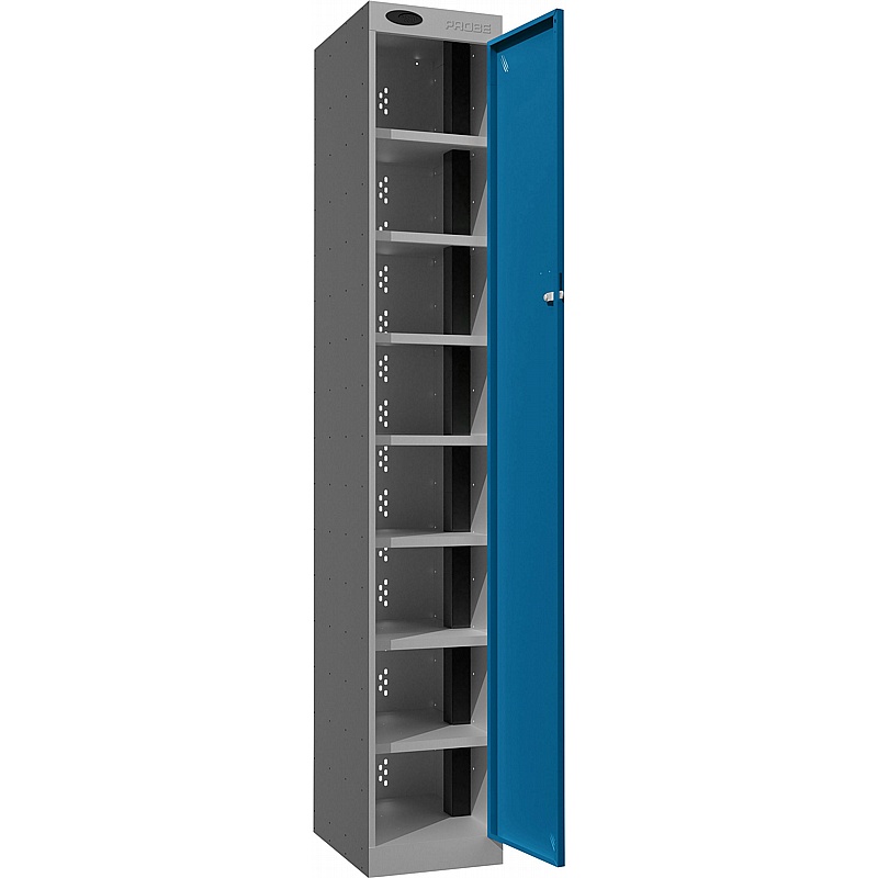 Stellar PowerBox Probe 8 Compartment Laptop and Tablet Charging Cupboard with Hasp and Staple Lock - Lockers & Cloakroom