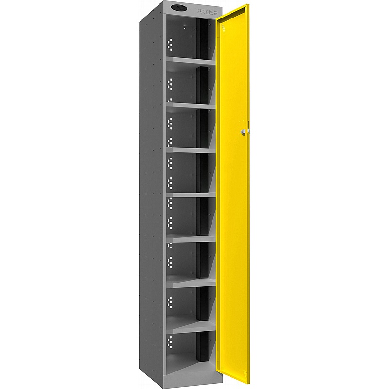 Stellar PowerBox Probe Equinox 8 Compartment Laptop and Tablet Charging Cupboard with Hasp and Staple Lock - Lockers & Cloakroom