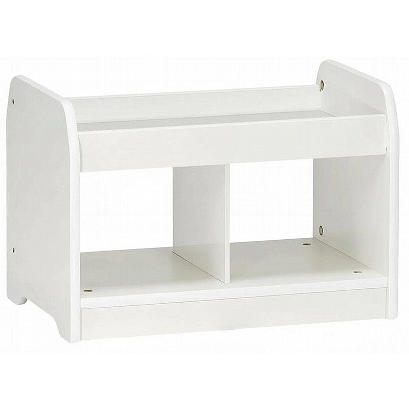 Blanco Compact Low Mirror Storage Unit - Education