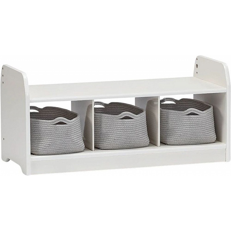 Blanco Low Rope Basket Storage Unit - Education