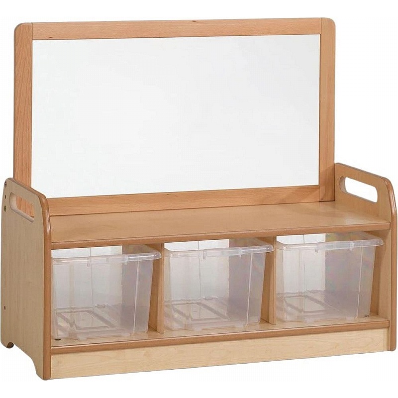 Tidy Tots Nursery Low Level Storage Unit with Whiteboard - Education