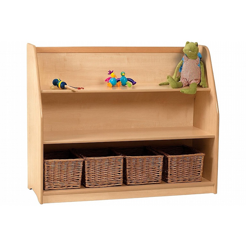 Tidy Tots Large Angled Bookcase - Education