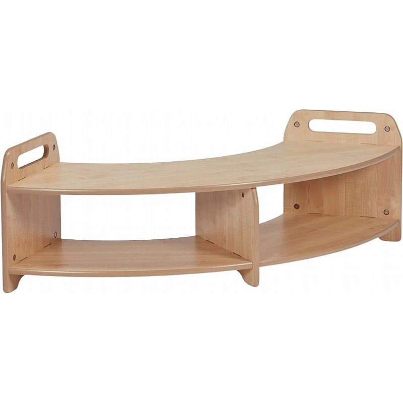 Tidy Tots 90 Degree Curved Open Bookcases - Education