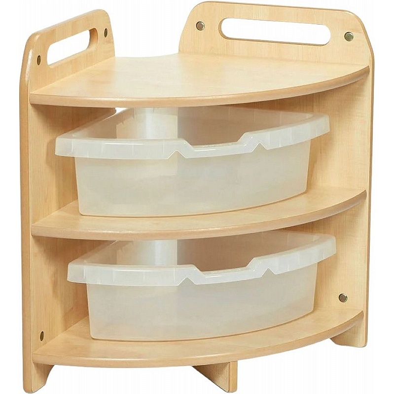Tidy Tots 90 Degree Corner Open Bookcases - Education