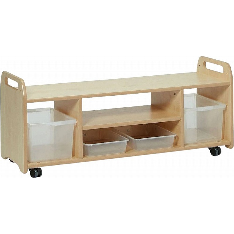 Arts and Design 4 Station Tall Storage Trolley - Education