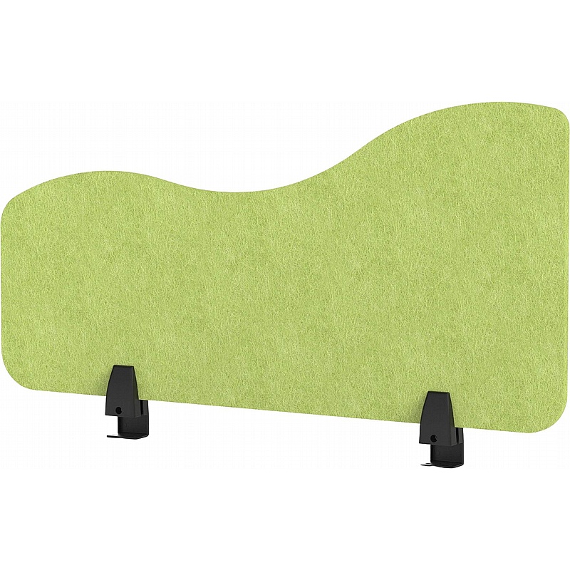 Sch! Acoustic Wave Side Desk Mounted Partition Screens - Office Furniture