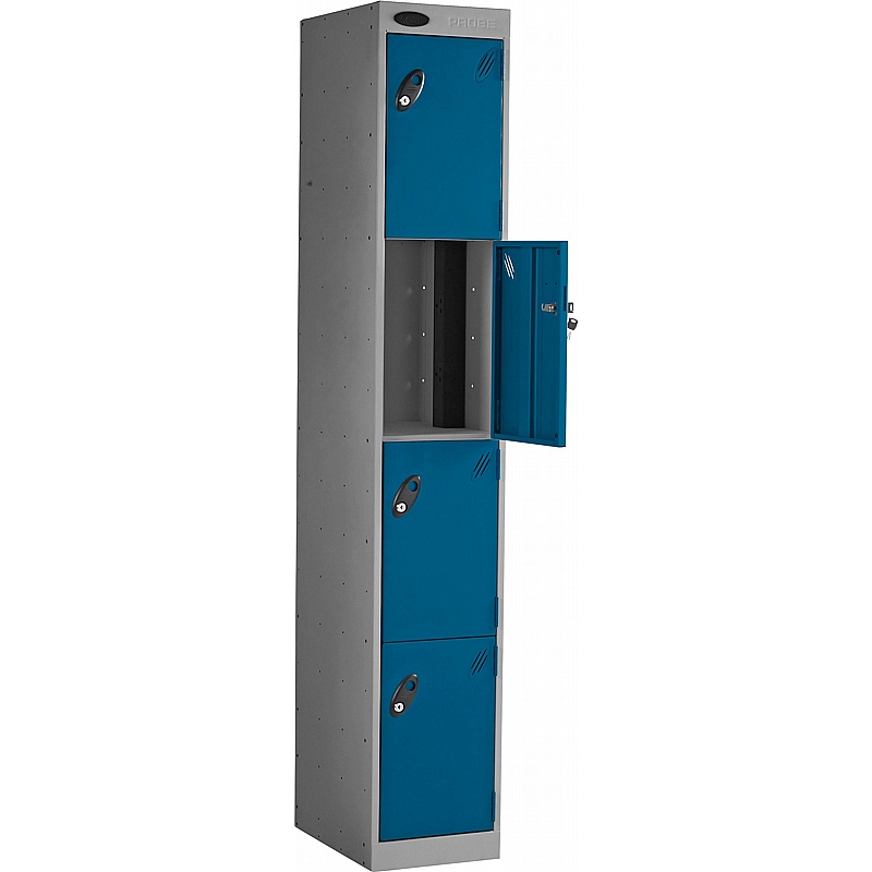 PowerBox Probe 4 Compartment High Capacity Charging Lockers with Cam Lock - Lockers & Cloakroom