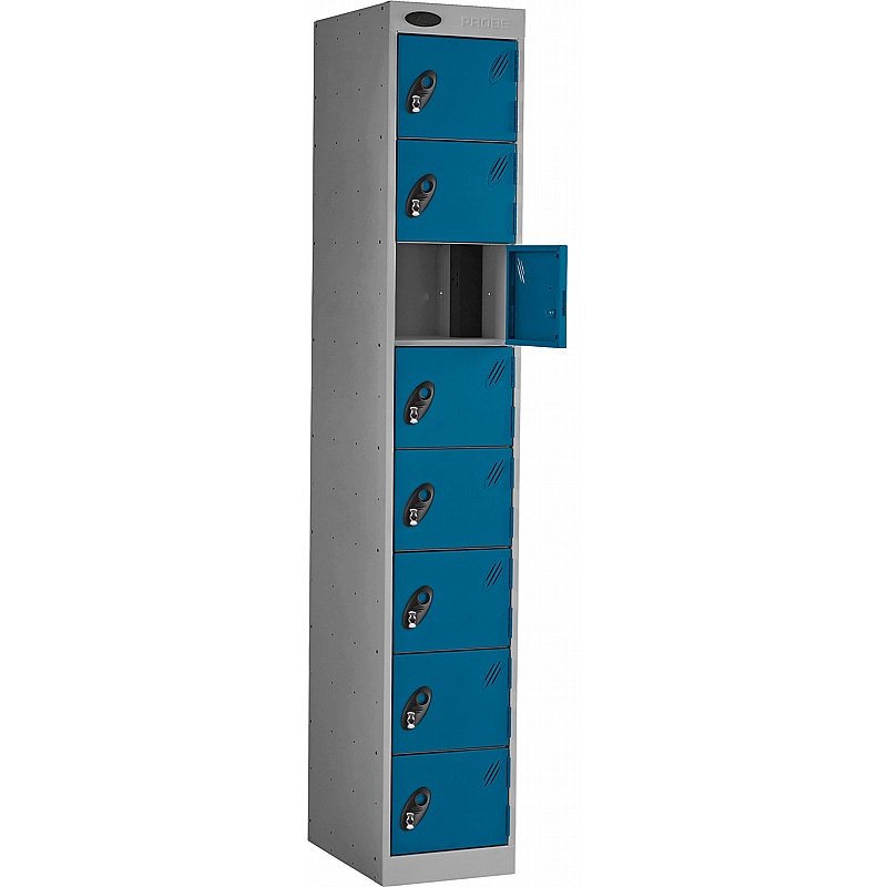 PowerBox Probe 8 Compartment Laptop and Tablet Charging Lockers with Hasp and Staple Lock - Lockers & Cloakroom