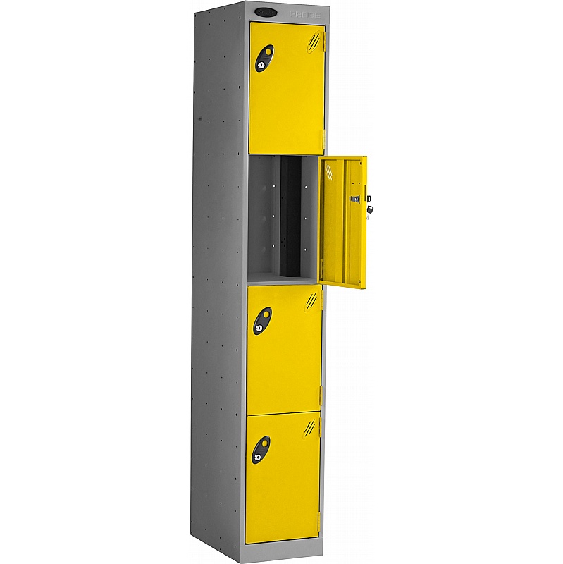 PowerBox Probe Equinox 4 Compartment High Capacity Charging Lockers with Cam Lock - Lockers & Cloakroom