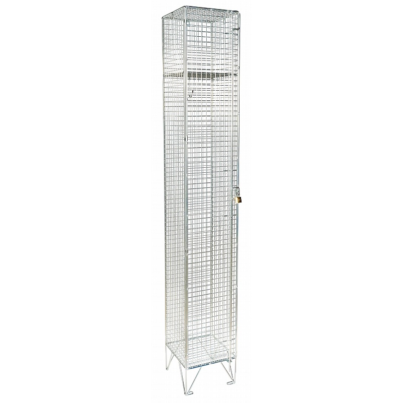 Ventra Premium Single Tier Wire Mesh Lockers - Lockers & Cloakroom