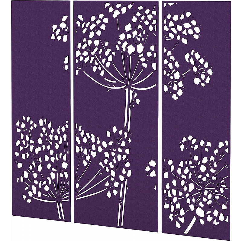 Sch! Wildflower Acoustic Wall Screens (3 Panels) - Office Furniture