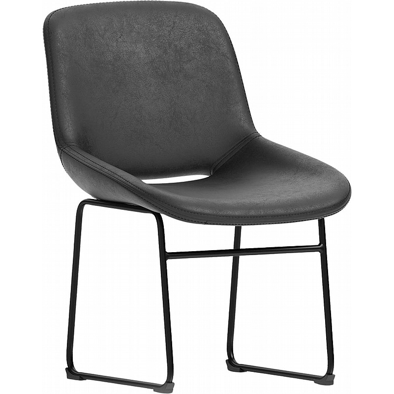 Stowe Leather Breakout and Canteen Chairs - Office Furniture