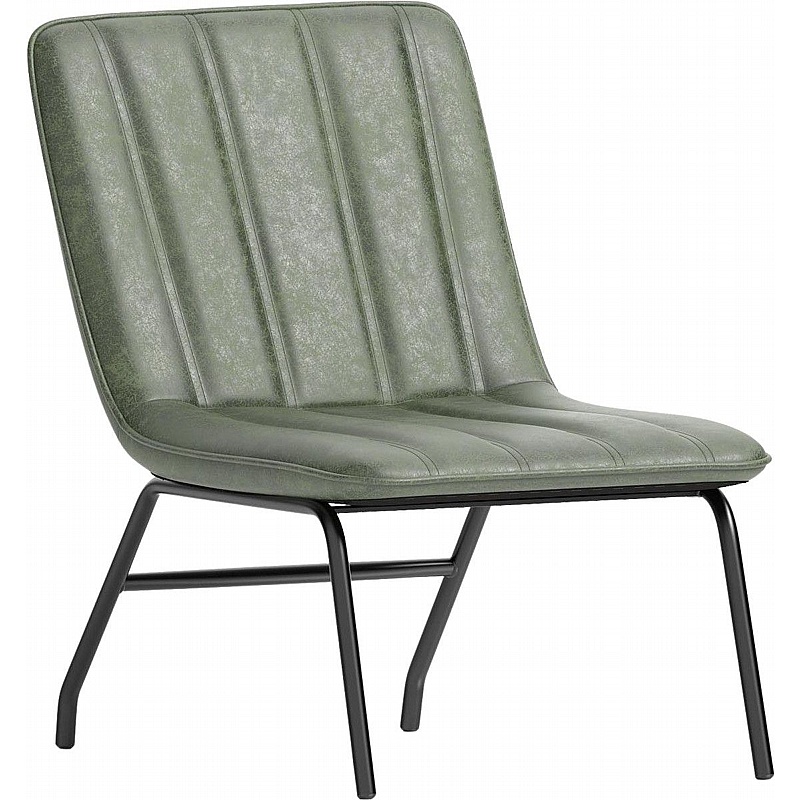 Marlow Leather Breakout and Canteen Low Chairs - Office Furniture