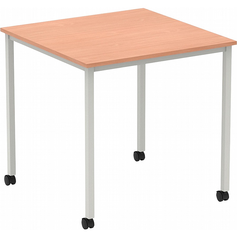 Flex Mobile Square Box Leg Office Tables - Office Furniture