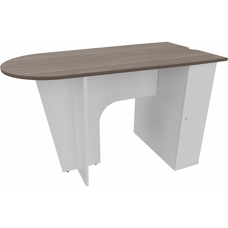 Agenda Duo High Media Pear Conference and Boardroom Tables - Office Furniture