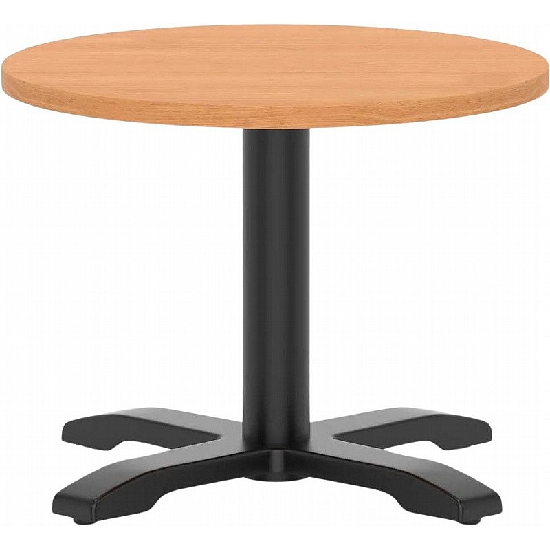 Italia Cross Base Round Coffee Table - Office Furniture