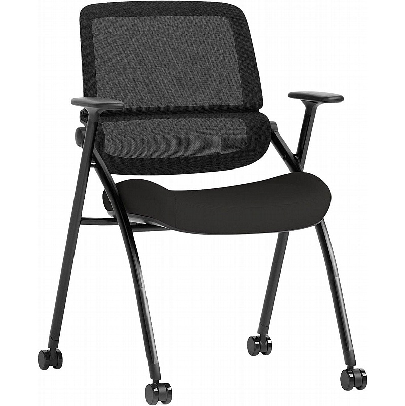 Capra Mesh Folding Meeting and Conference Chair - Office Furniture