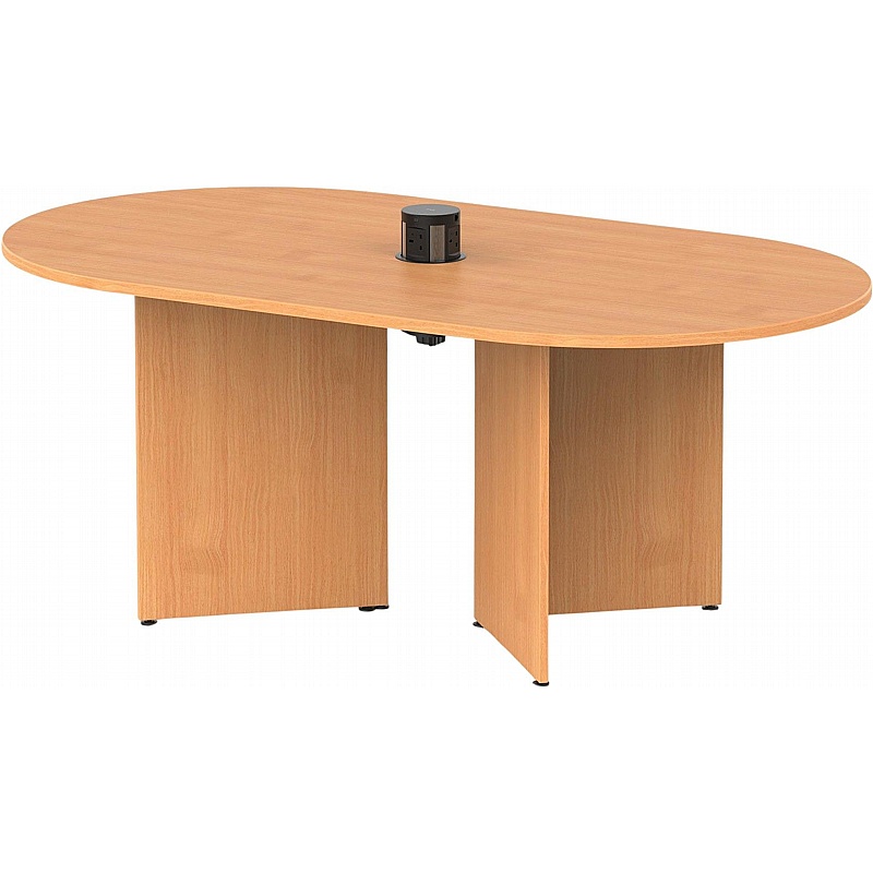 Impulse Volta Arrowhead Boardroom Table With Power - Office Furniture